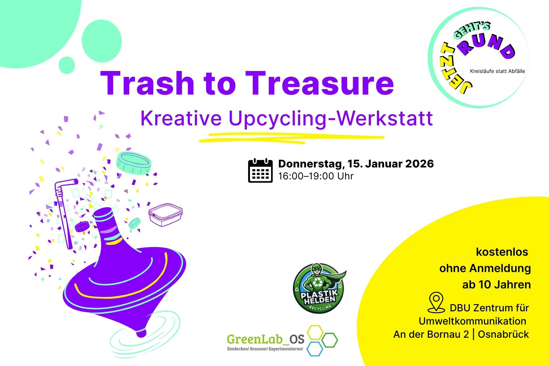 Ankündigung Upcycling-Werkstatt