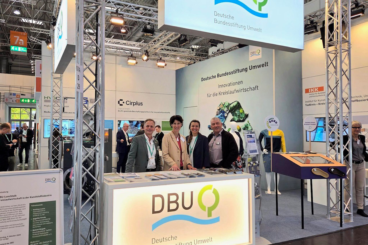 DBU-Team auf der Messe "K"