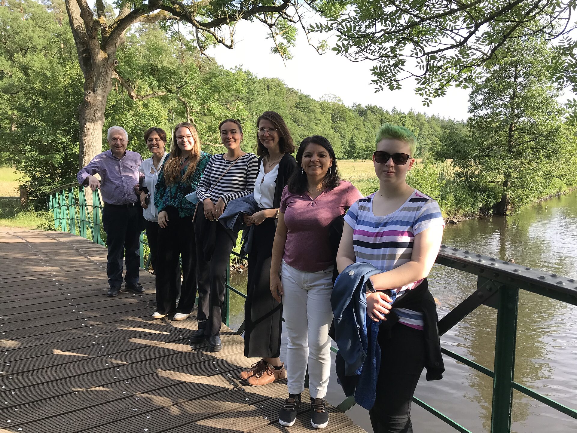 Teufelsbrücke, Lüneburg mit der Konferenzgruppe