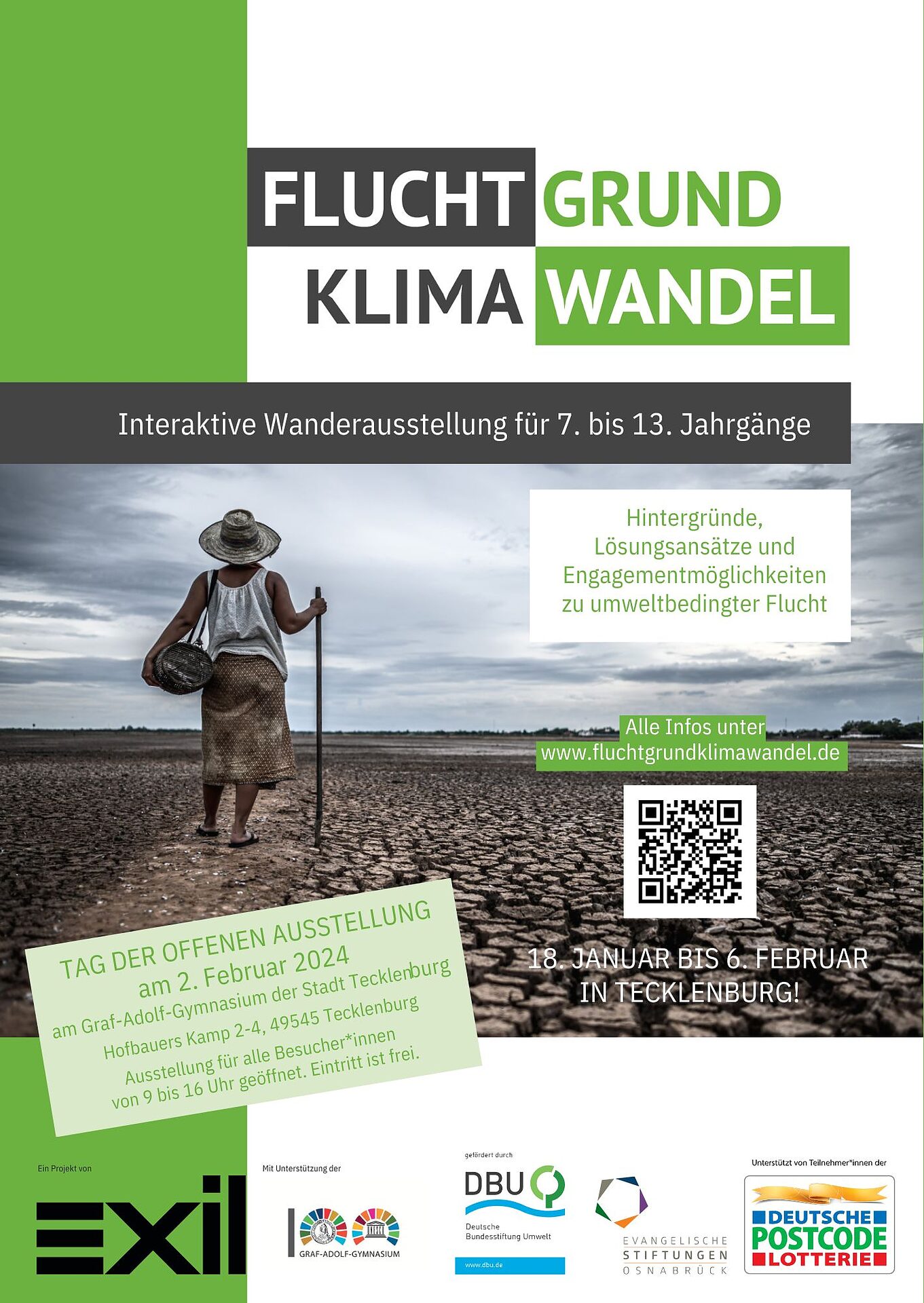 Nachhaltigkeit zum Anfassen: Bundesweite Ausstellung zu klimabedingter Flucht