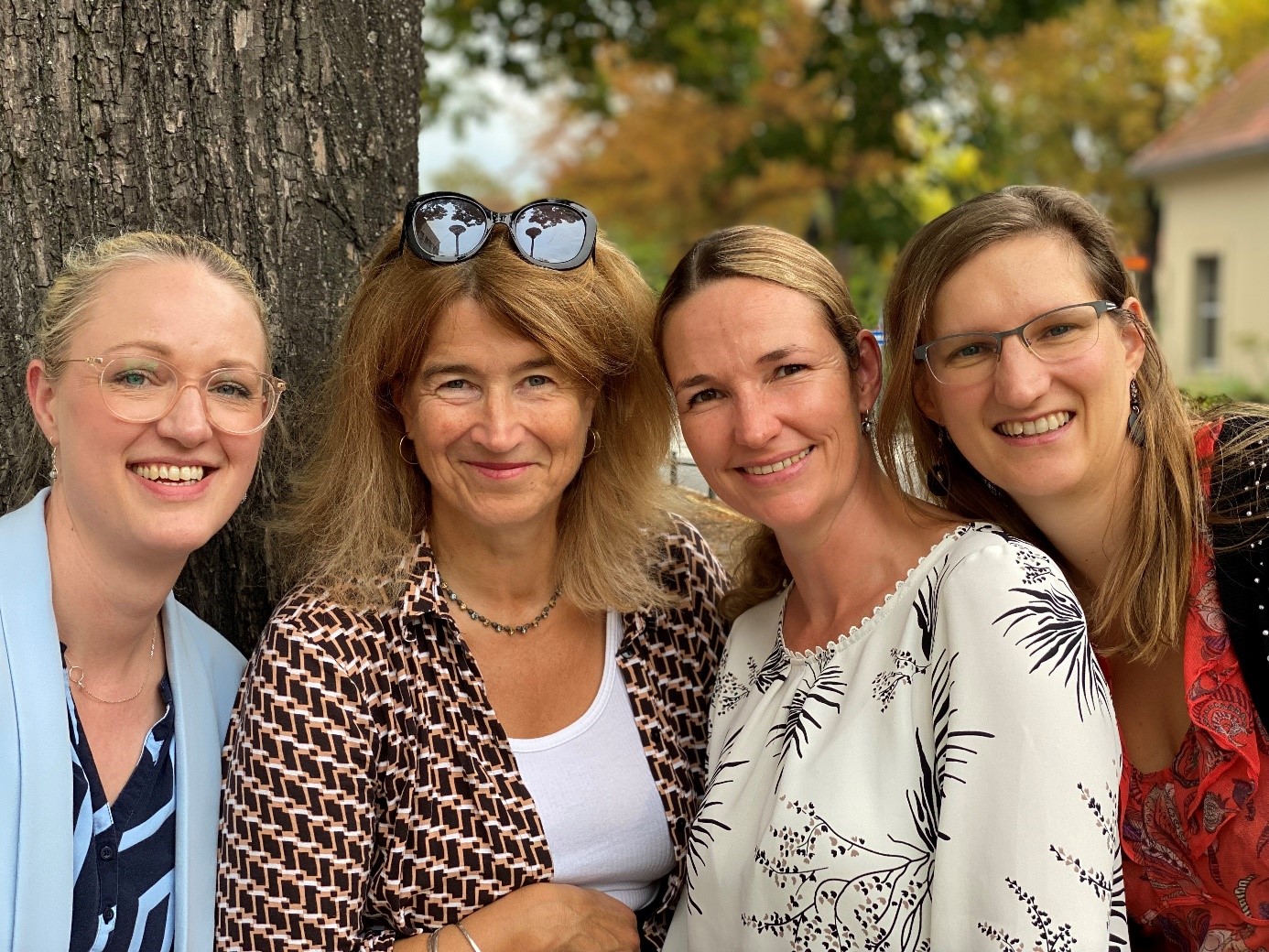ELKGE-Team (von links): Heike Hansen, Claudia Mews, Eva-Maria Schwienhorst-Stich, Janina Zirkel (Foto: Eva-Maria Schwienhorst-Stich)