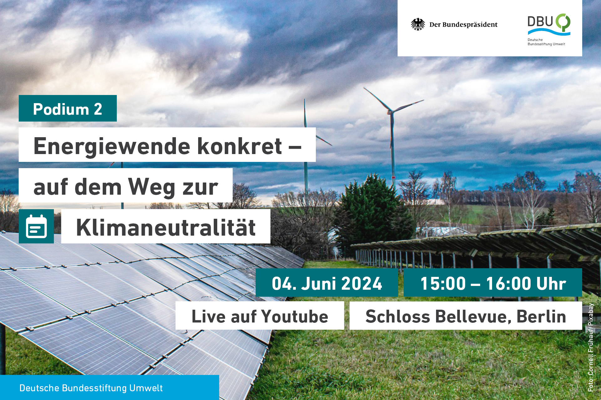 Woche der Umwelt 2024, Podium Energiewende